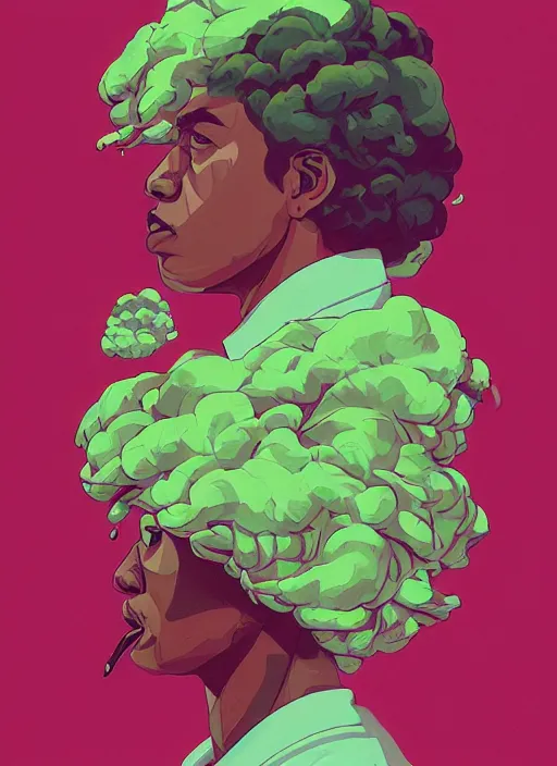 Prompt: profile picture by sachin teng x ofwgkta, marijuana, organic painting, smoke clouds, asymmetrical, green, matte paint, hard edges, energetic