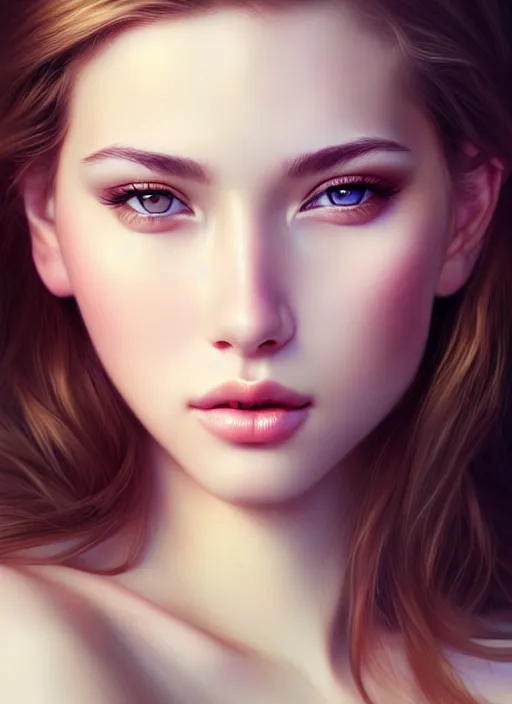 Image similar to a gorgeous female photo, professionally retouched, soft lighting, realistic, smooth face, perfect eyes, wide angle, sharp focus on eyes, 8 k high definition, insanely detailed, intricate, elegant, art by artgerm and wlop