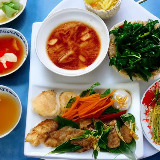 Prompt: Vietnamese breakfast