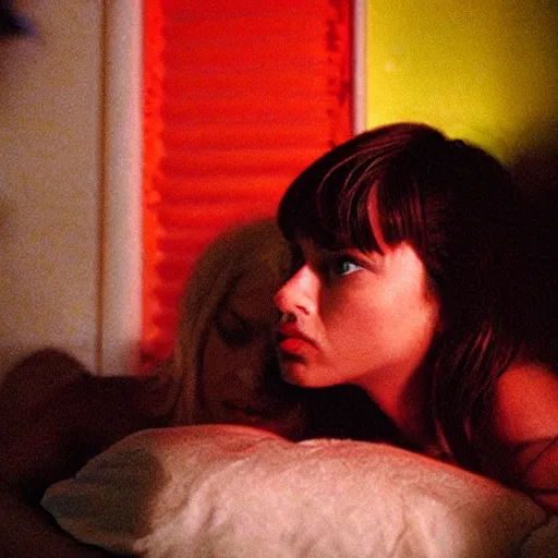 Prompt: movie still of perfect girl, cinematic composition, cinematic light, criterion collection, by gaspar noe