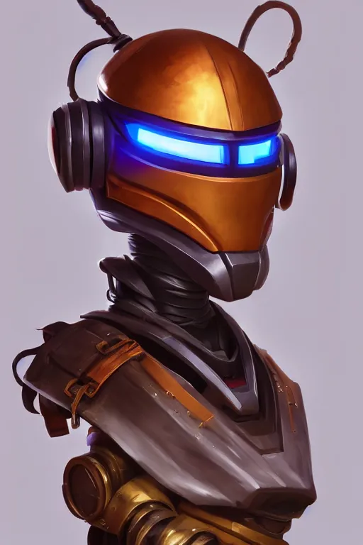 Image similar to epic mask helmet robot ninja portrait stylized as fornite style game design fanart by concept artist gervasio canda, behance hd by jesper ejsing, by rhads, makoto shinkai and lois van baarle, ilya kuvshinov, rossdraws global illumination radiating a glowing aura global illumination ray tracing hdr render in unreal engine 5