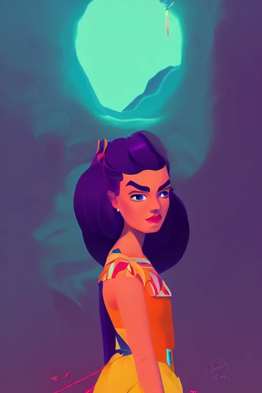 Prompt: the portrait of a majestic princess by and james gilleard, 4 k, trending on artstation