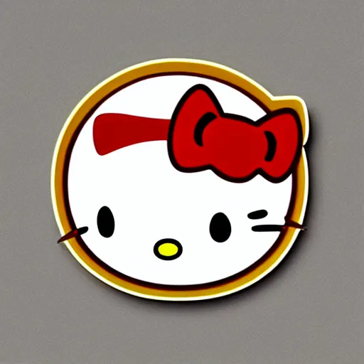 Image similar to hello kitty emoji sticker