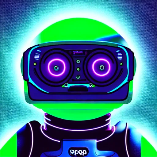 Image similar to digital futuristic electric pepe, artstation, modern, hyper detailed, robot, programming