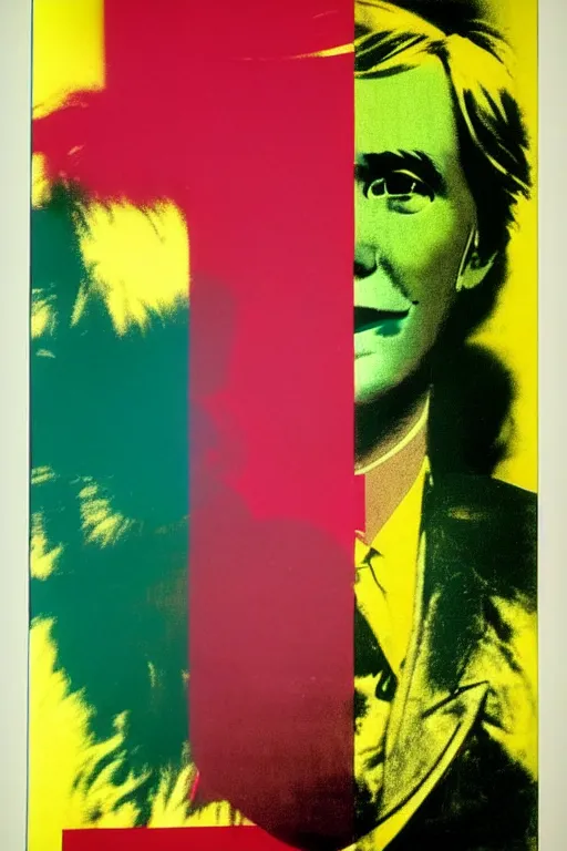 Image similar to ( ( ( ( ( a man happiness on the garden ) ) ) ) ) by andy warhol and bill sienkiewicz!!!!!!!!!!!!!!!!!!!!!!!!!!!!!!