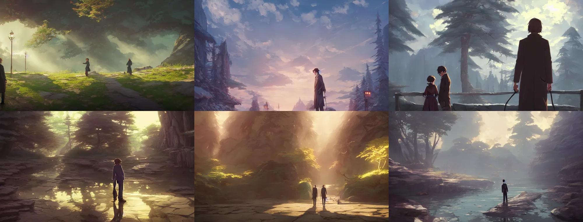 Prompt: Saul Goodman, photorealistic, magical atmosphere, by Kan Liu, Andreas Rocha, guillaume tholly, Gthl.art, Makoto Shinkai, genshin impact, wild, studio ghibli. Trending on ArtStation. award winning digital artwork award.