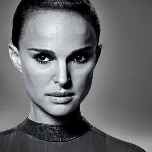 Prompt: Natalie Portman in Star Trek, (EOS 5DS R, ISO100, f/8, 1/125, 84mm, modelsociety, symmetric balance)