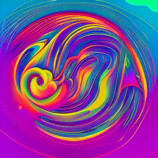 Image similar to psychedelic abstract digital artwork reminiscent of album covers from the 70\'s depicting clouds in the art style of Alena Aenami, Marcel Marcel and Metzinger