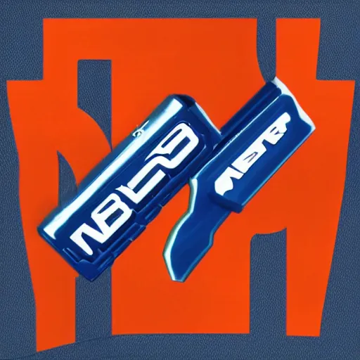 Image similar to nerf logo