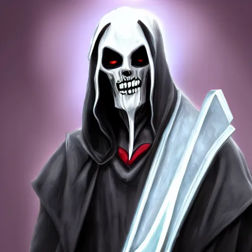 Prompt: Grim Reaper Karthus from League of Legends