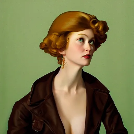 Image similar to deep green by artgerm, by john currin stormy. a beautiful painting. human technology that had become haunted, possessed by quick, gleaming cleverness.