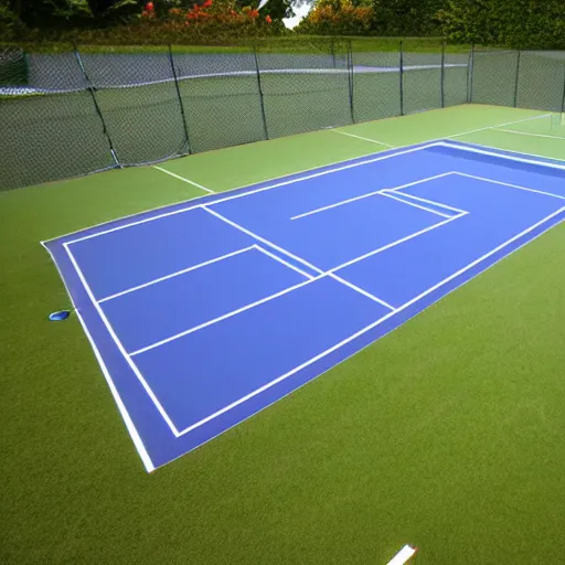 Image similar to a tennis court,