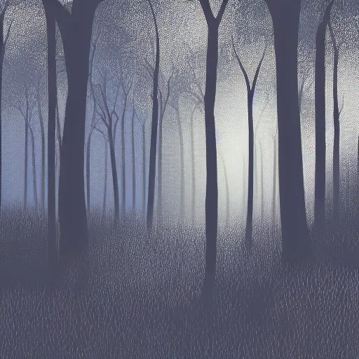 Prompt: forest in the morning light, intricate digiital illustration