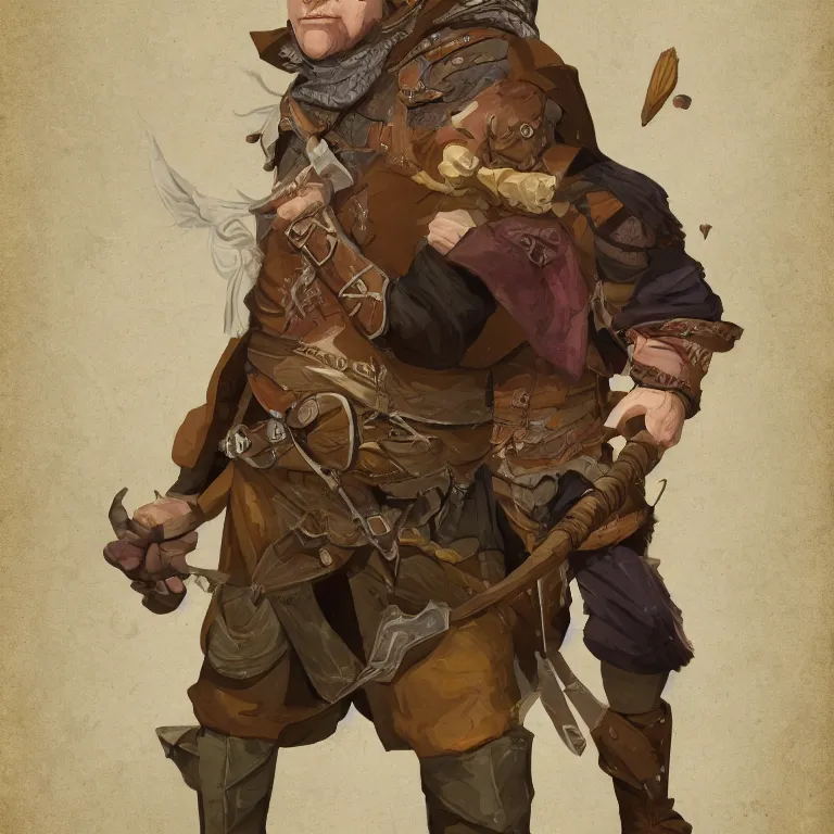 Image similar to Dungeons & Dragons, Young Commoner, Farmer, Character Portrait, Digital Art, Highly Detailed