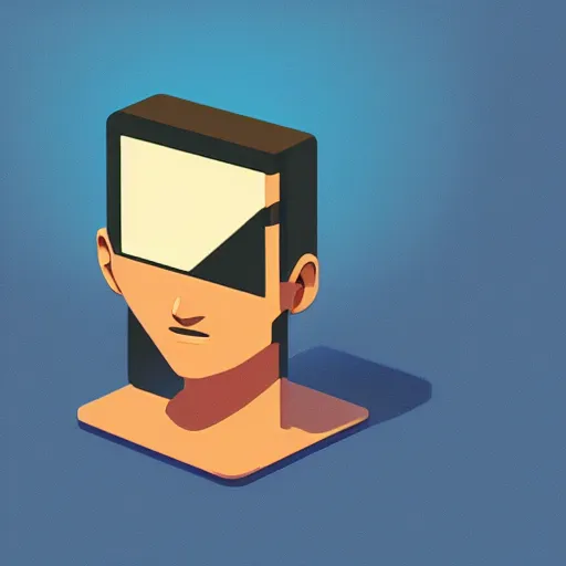 Image similar to face icon stylized minimalist game boy advance, loftis, cory behance hd by jesper ejsing, by rhads, makoto shinkai and lois van baarle, ilya kuvshinov, rossdraws global illumination