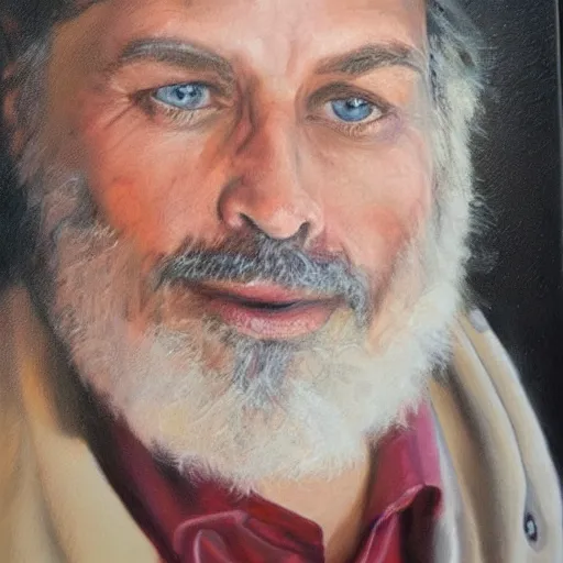 Prompt: johnathan katz, oil portrait, photorealistic, high detail