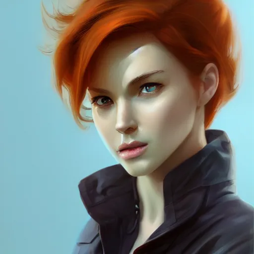 Image similar to jean grey, a half body of jean grey, comic, x - men, highly detailed, artstation, digital painting, vivid colors, realistic shaded perfect face, soft lighting, atmospheric, cinematic, moody, in the style of krenz cushart, oil on canvas, 8 k