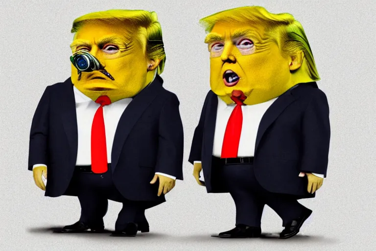 Image similar to donald trump minion