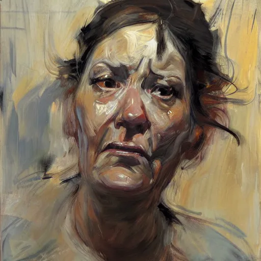 Prompt: fear. By ben aronson and jenny saville