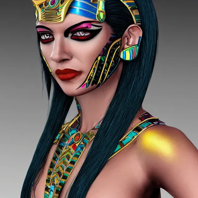 Image similar to a female egyptian / aztecian punk / raver using her mutant electrical powers trending on artstation deviantart pinterest hyper detailed photorealistic highlights and shadow hd 8 k post - processing high resolution