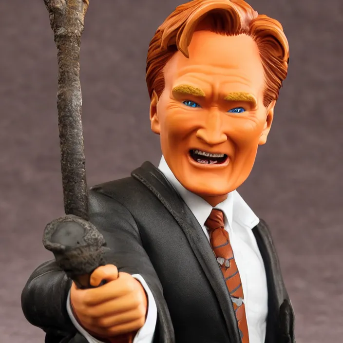 Image similar to Conan O'Brien, a GOODSMILE figure of Conan O'Brien, figurine, detailed product photo,