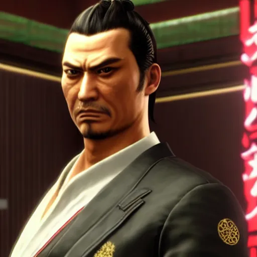 Prompt: orban viktor in yakuza kiwami