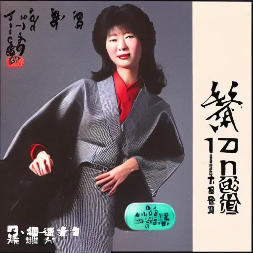 Image similar to japanese style 1 9 8 0 s cd cover