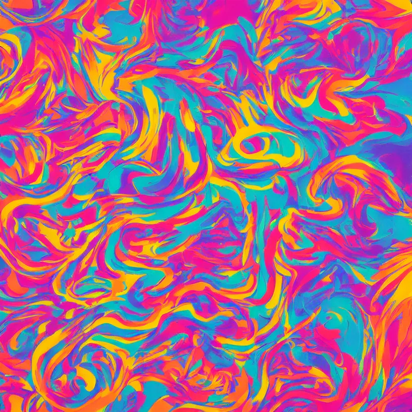 Image similar to album cover design in beautiful bright colors by jonathan zawada and james jean