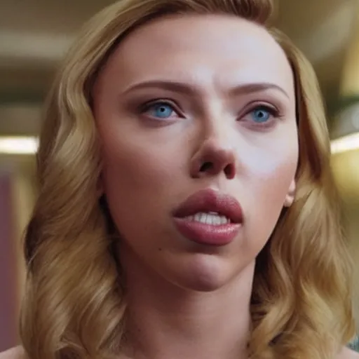 Prompt: scarlet johansson as a hamster