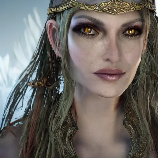 Prompt: elven female pirate, 4 k, ultra realistic, dramaitc lighting, illuminated, cinematic