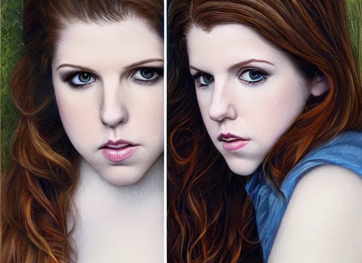 Prompt: a highly detailed beautiful portrait anna kendrick, james gurney, james jean