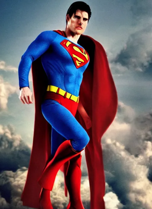 Image similar to film still of tom cruise as superman 8 2 0 2 3