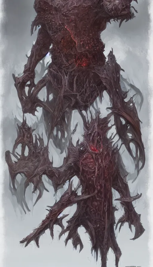 Prompt: The end of an organism, by D&D Concept Artists