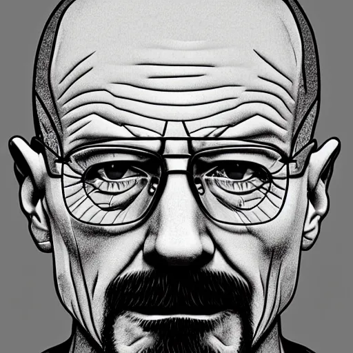 Image similar to Walter White , accurate anatomy, highly detailed, digital art, centered
