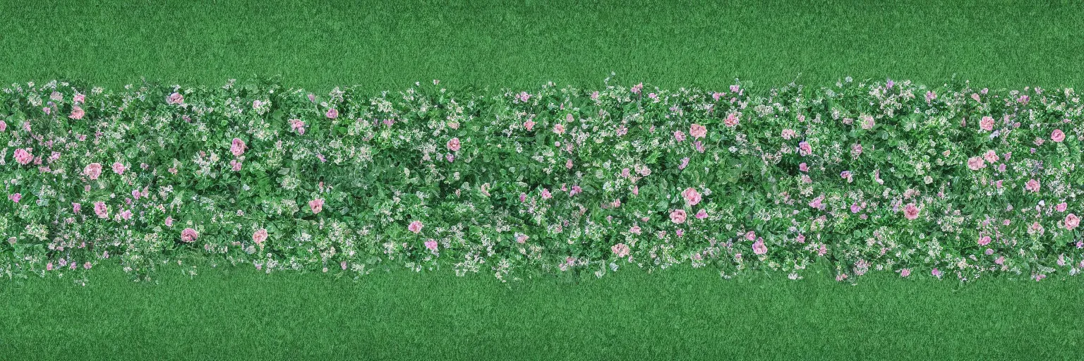 Prompt: a beautiful digital photorealistic of a symmetrical life and dead, rosses, trees, grass