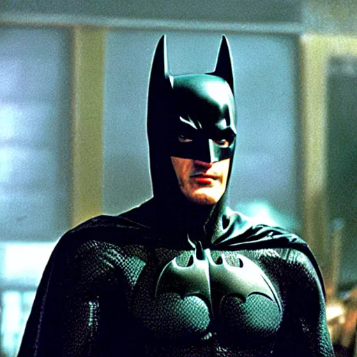 Image similar to tom hanks as batman in batman forever movie