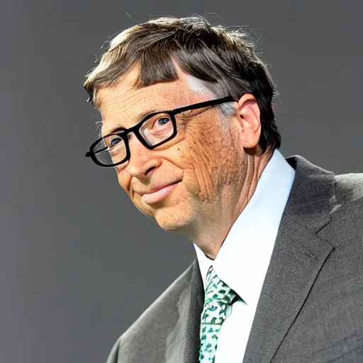 Prompt: Bill Gates having a fit