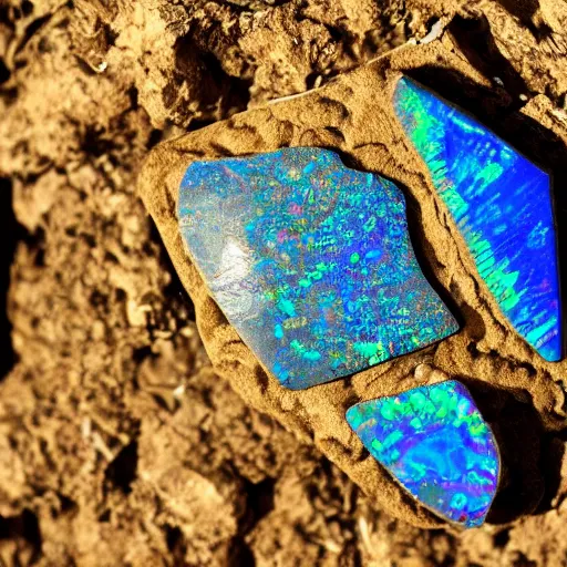 Image similar to brilliant boulder opal in the rough