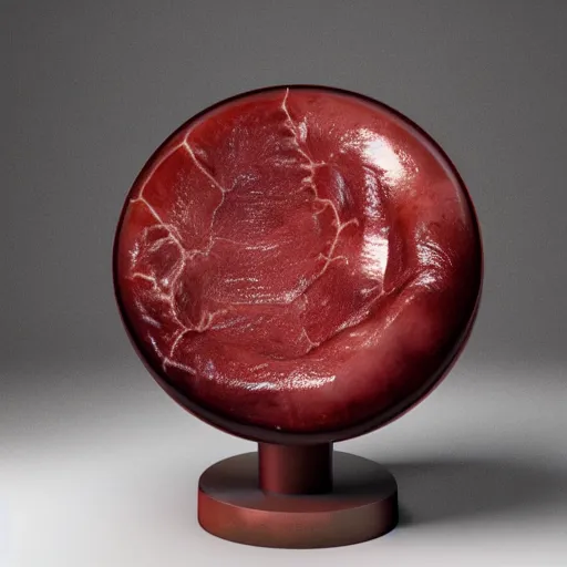 Prompt: furniture made from skin, human flesh, human body parts, photoreal, studio light