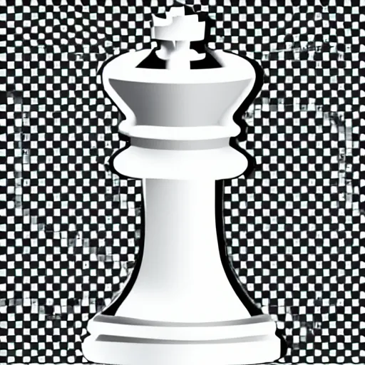 Prompt: a polygon mesh PNG of a chess piece