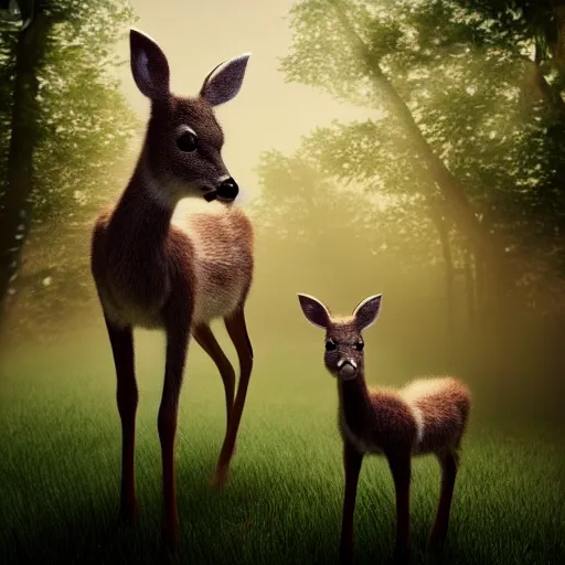 Image similar to hyperrealistic dslr film still of peter grohl disguised as ( baby deer, foal ), stunning 8 k octane comprehensive 3 d render, inspired by istvan sandorfi & greg rutkowski & unreal engine, perfect symmetry, dim volumetric cinematic lighting, extremely hyper - detailed, incredibly real lifelike attributes & flesh texture, intricate, masterpiece, artstation, stunning