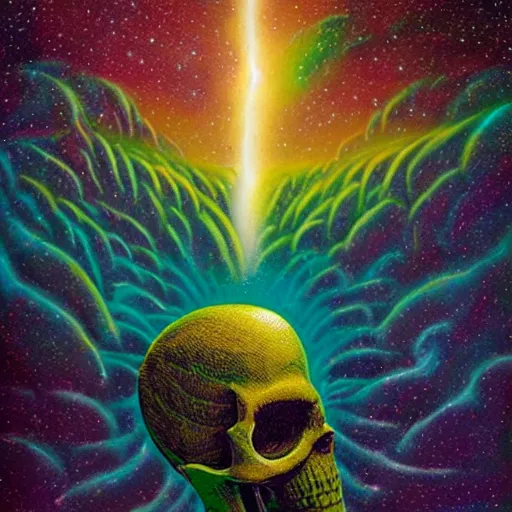 Image similar to ngc 3132 falling waterfall mysterious skull landscape by Casey Weldon, 8k ultra high definition, upscaled, edge of the world, image credit nasa nat geo