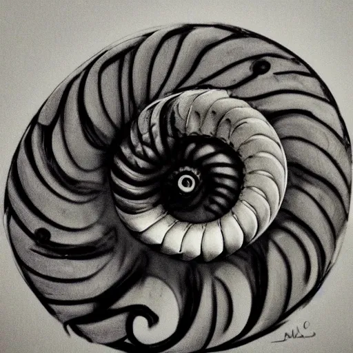 Image similar to notably in the shape of a nautilus by tom _ mct