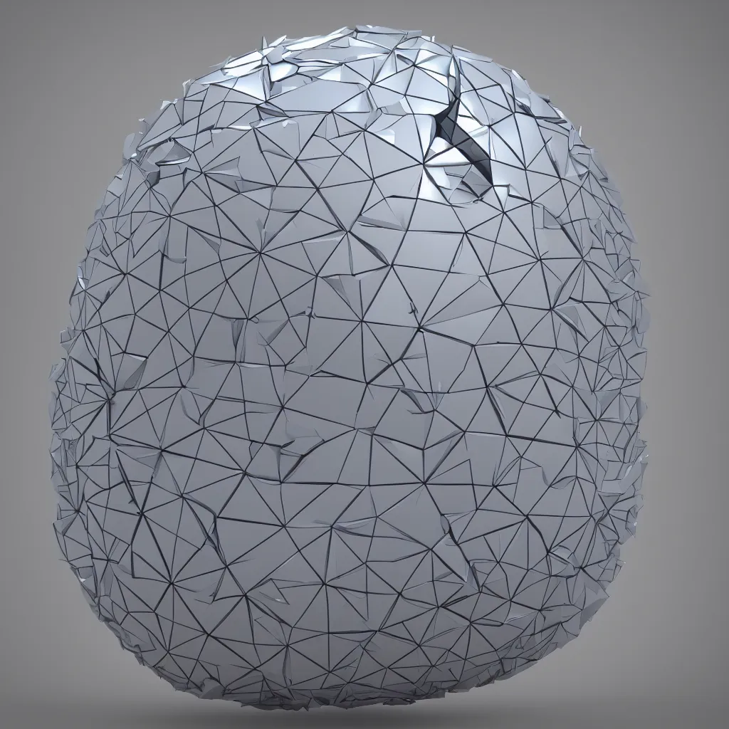 Image similar to a picture of an ethereum ball, ethereum!!!! logo, 3 d render, rendered in cinema 4 d maya vfxfriday