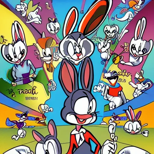 Image similar to bugs bunny multiverse