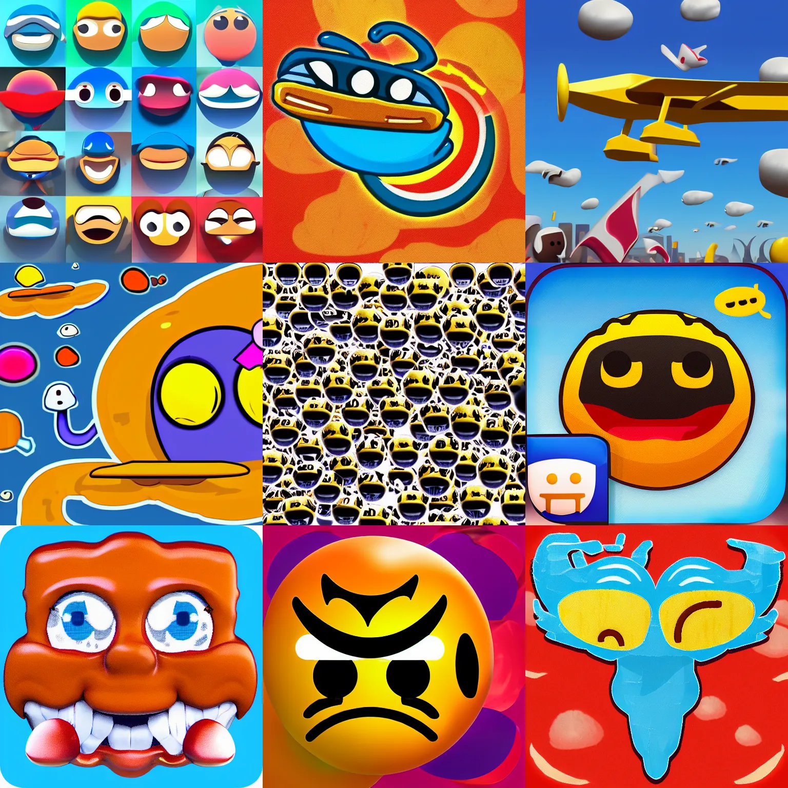 Prompt: flugsmoosh emoji