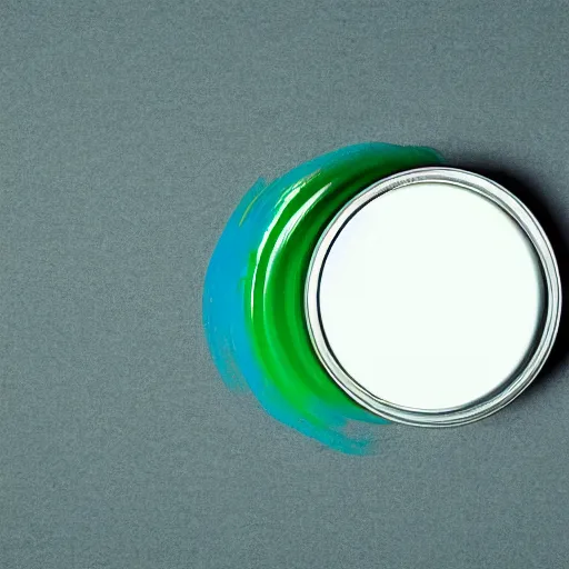 Image similar to can of paint, minimal, modern