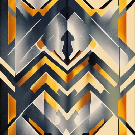 Image similar to artwork in the style of art deco