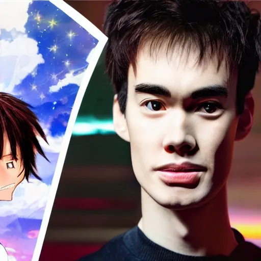 Prompt: jacob collier anime