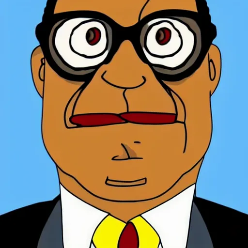 Prompt: gustavo fring in the style of family guy